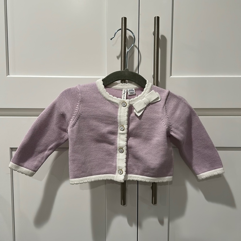 NWT Janie & Jack Knit Purple Jacket